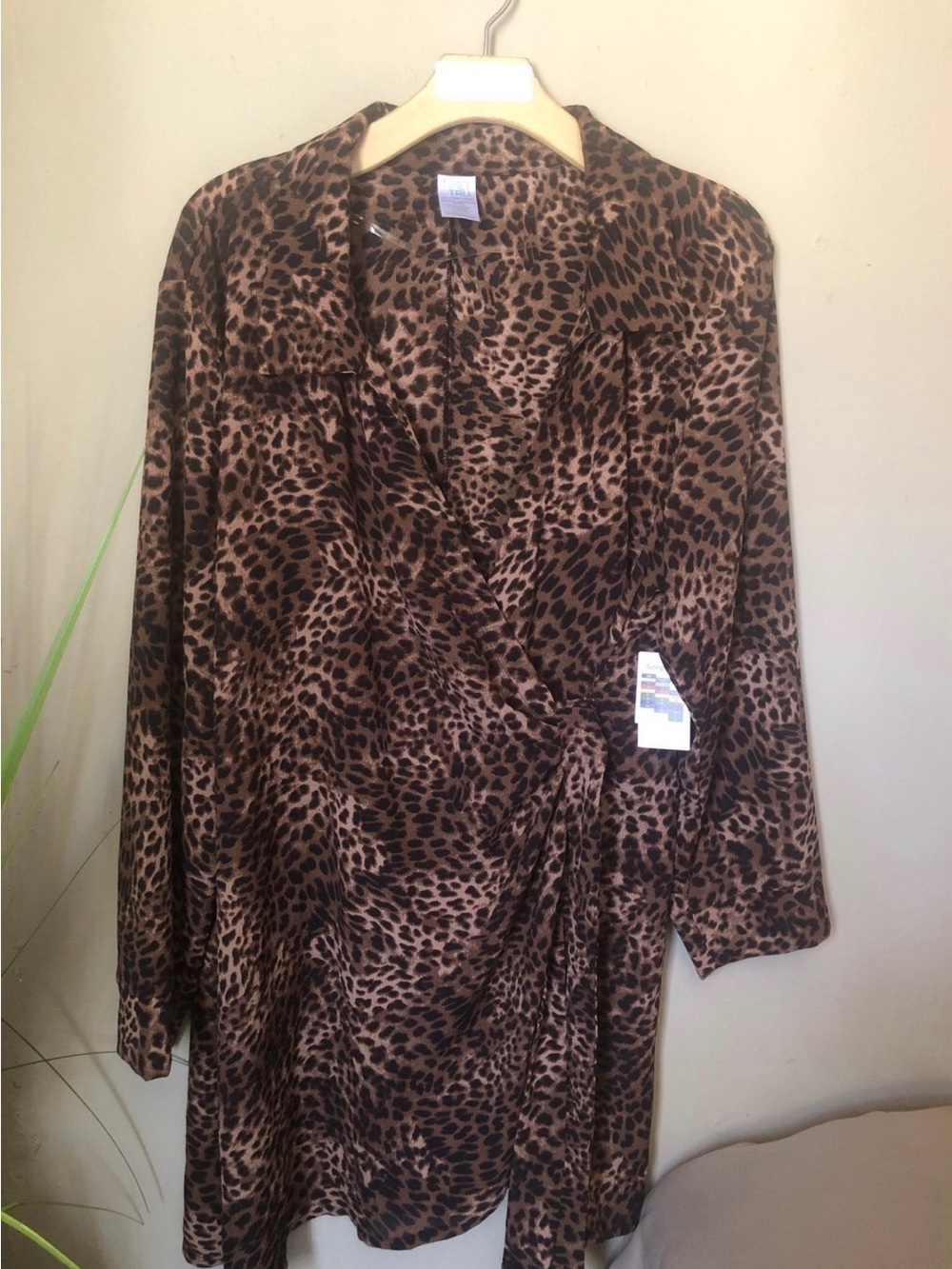Time and Tru Wrap-style cover up (plus size